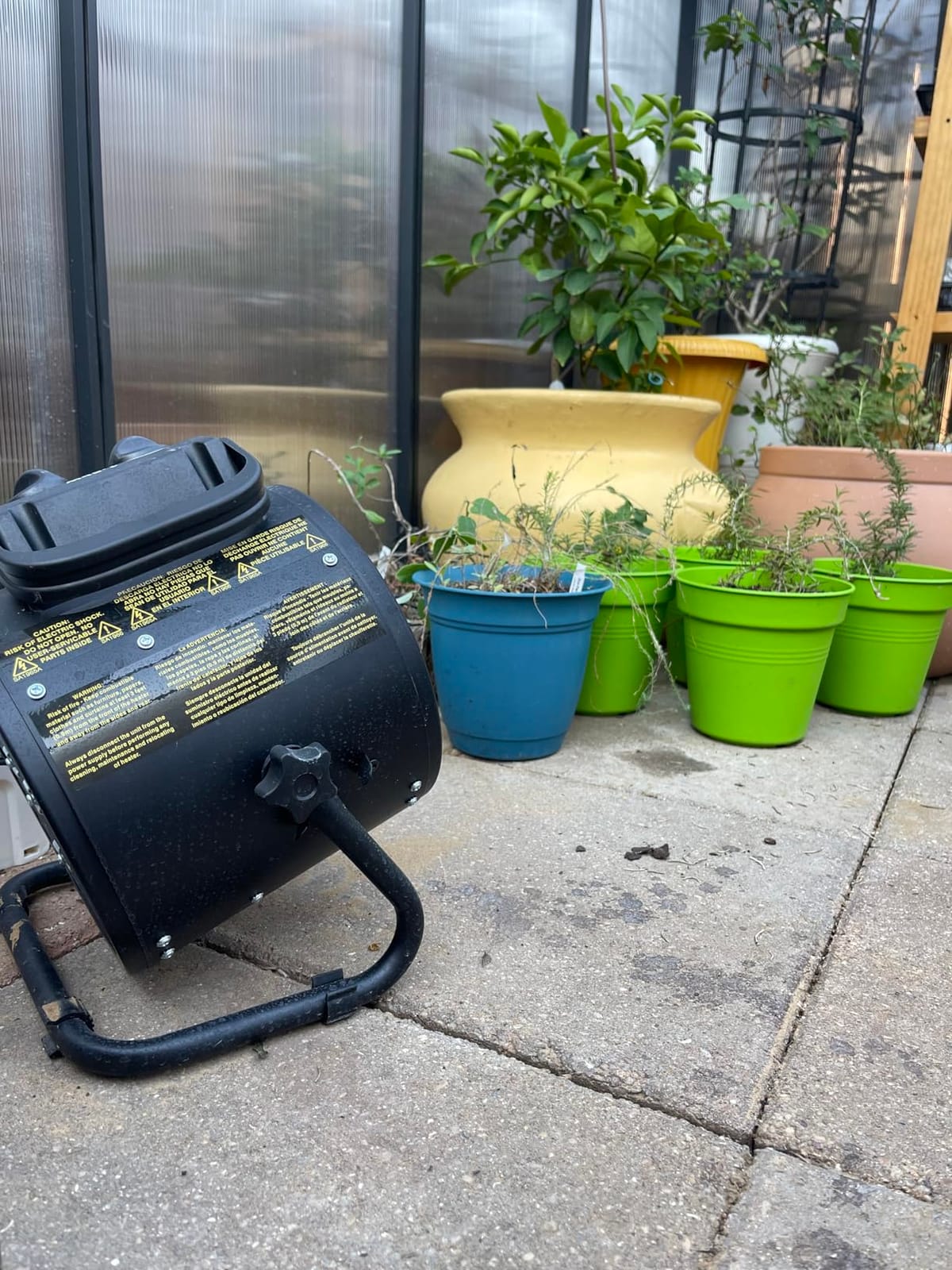Electric Heater Fan, Portable With Overheat Protection, Fast Heating, Small for Greenhouse, Grow Tent, Workplace, Garage customer photo 1