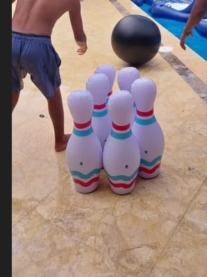 JOYIN Giant Inflatable Bowling Set for Kids and Adults, Christmas Birthday Party Games, Kids Education Motor Skills Toys customer photo 2