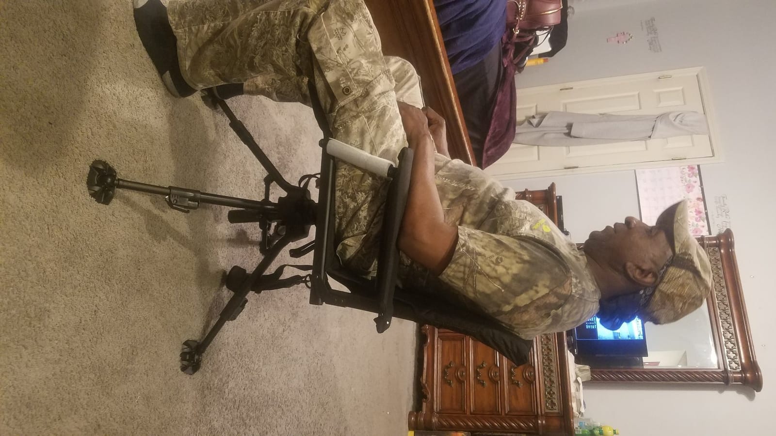 TIDEWE Hunting Chair with Seat Cover, 360° Silent Swivel Seat customer photo 2