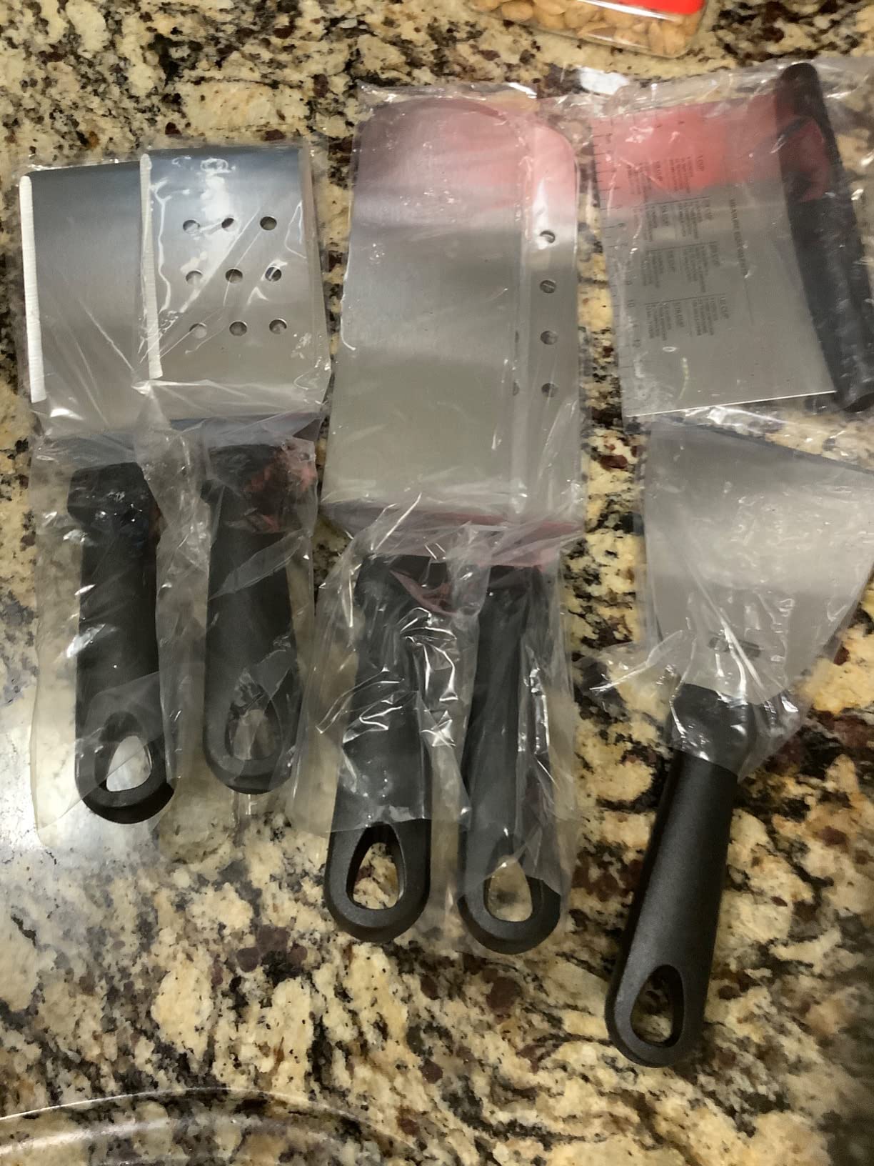 Flat Top Griddle Accessories for Blackstone and Camp Chef Griddle - 9 Pieces Set with Griddle Cleaning Kit and Carry Bag! Metal Spatula, Scraper for Hibachi and Teppanyaki Grill customer photo 2