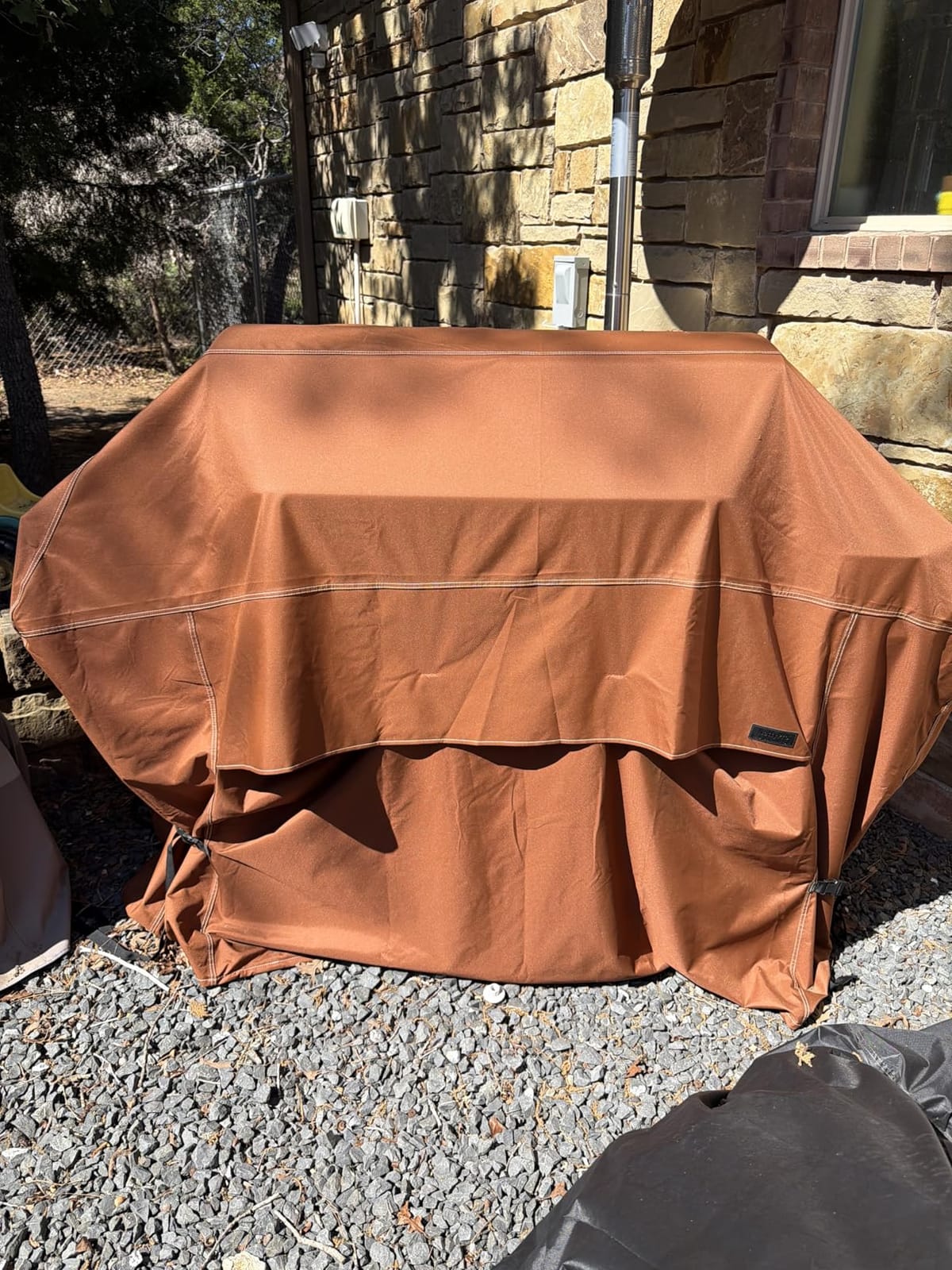 NettyPro Grill Cover for Outdoor Grill 56 Inch Waterproof Heavy Duty, Brown customer photo 1