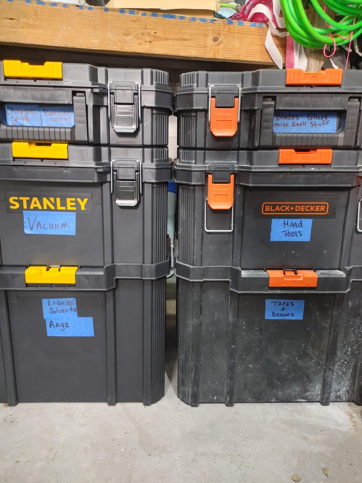 beyond by BLACK+DECKER BLACK+DECKER BDST60500APB Stackable Storage System - 3 Piece Set (Small, Deep Toolbox, and Rolling Tote) customer photo 1