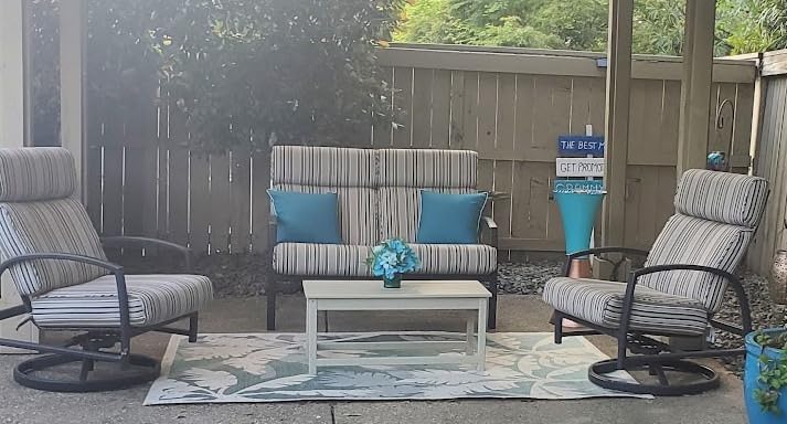 WestinTrends Malibu Outdoor Poly Lumber Coffee Table, 35.25