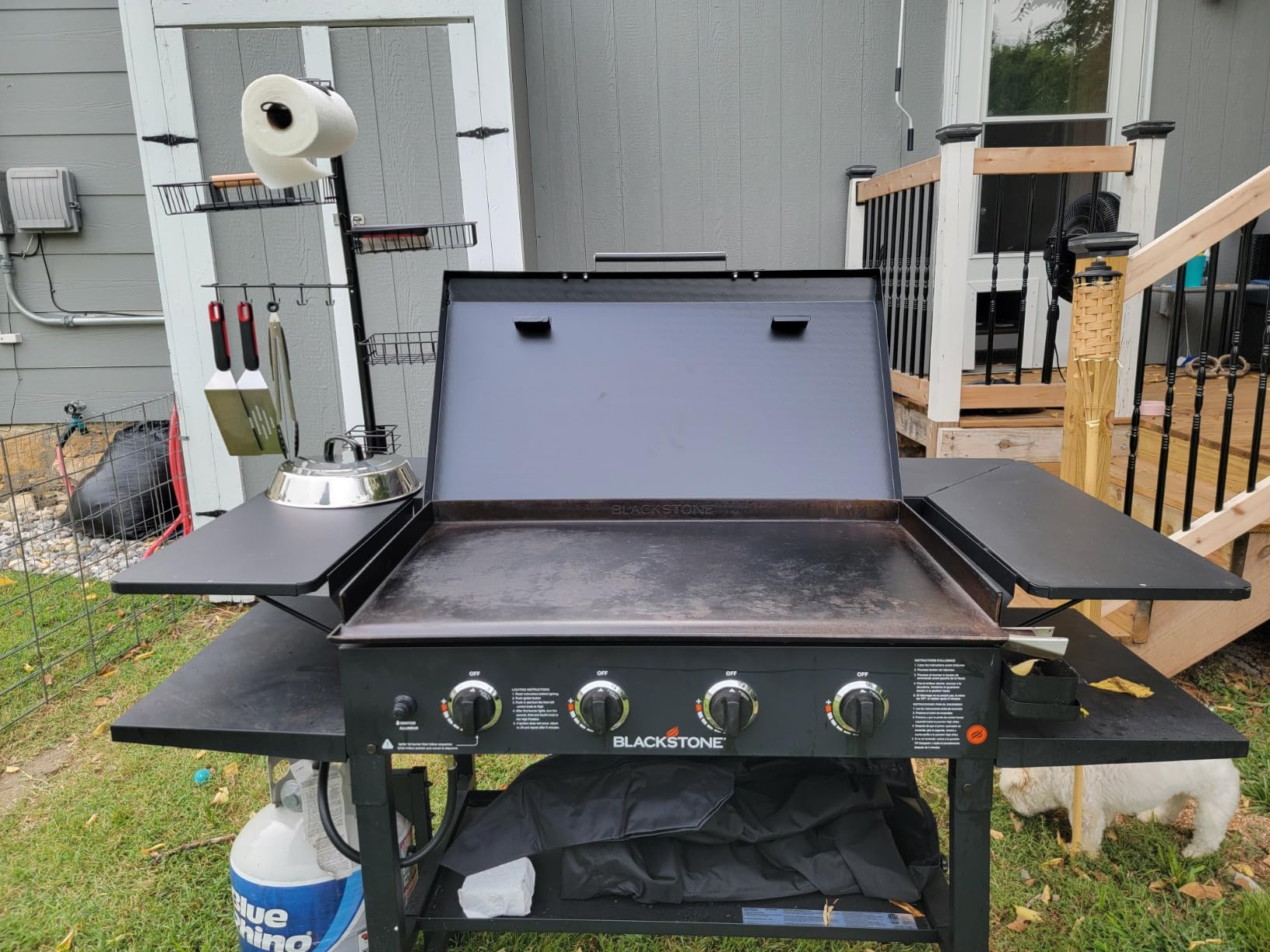 HECASA Outdoor 36”Griddle Grill Hard Cover Lid with Handle Aluminum Black customer photo 1