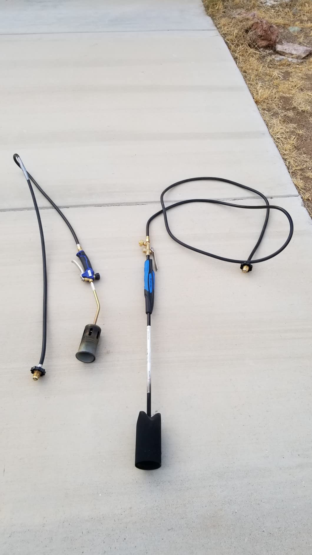 Flame King Propane Torch Kit Heavy Duty Weed Burner, 500,000 BTU with Flint Striker, with 10-ft Hose Regulator Assembly customer photo 1