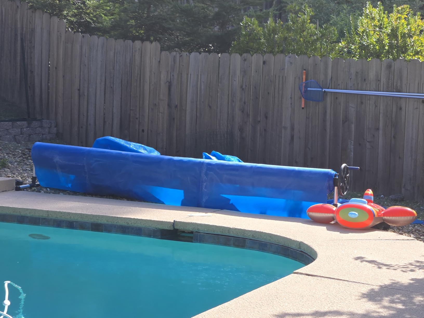 BigXwell Heavy-Duty Solar Pool Cover 18ft Round - 16Mil Blue customer photo 2