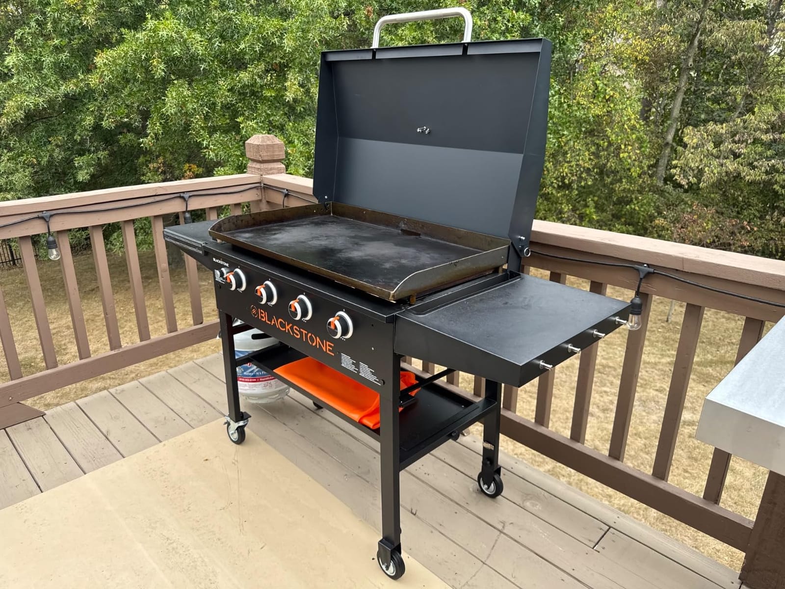 Upgrade Hinged Lid for Blackstone 28 Inch Griddle, Hard Cover Flat Top Lid for Blackstone 28