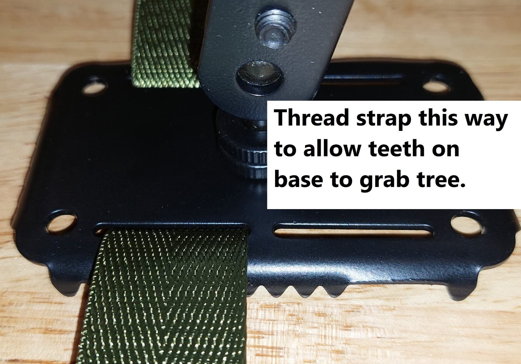 Trail Camera Mounting Bracket,Hunting Pro Gear Acccessery, Wildlife Cam Mount, Deer Monitor Mount, Hunter Camera Kit,Nylon Fiber Strap,Heavy-Duty Metal,Black,5.9x3.7x2.5 inch (2 PCS) customer photo 2