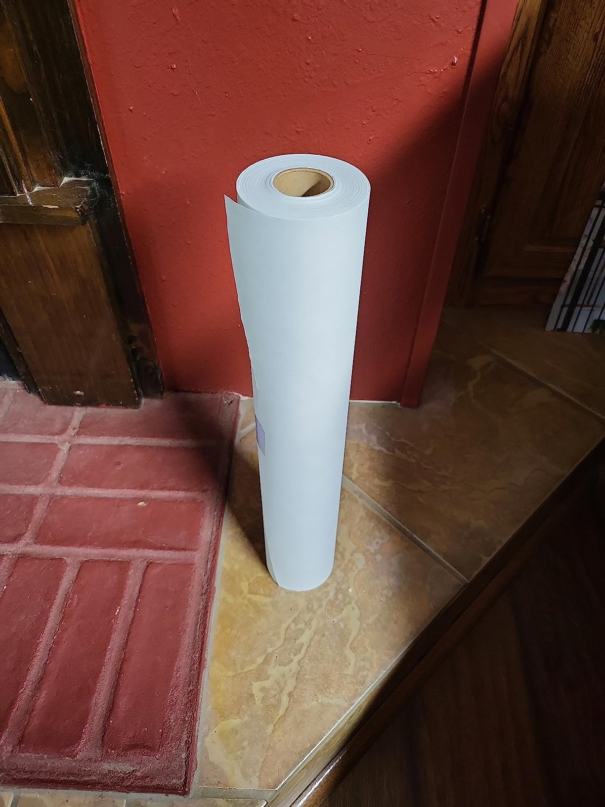 White Kraft Butcher Paper Roll - 18'' x 150' - Versatile & Durable - Ideal for Packaging, Grilling, Smoking Meat and BBQ - Unwaxed & Uncoated Butcher Paper for Sublimation - Made in USA customer photo 1