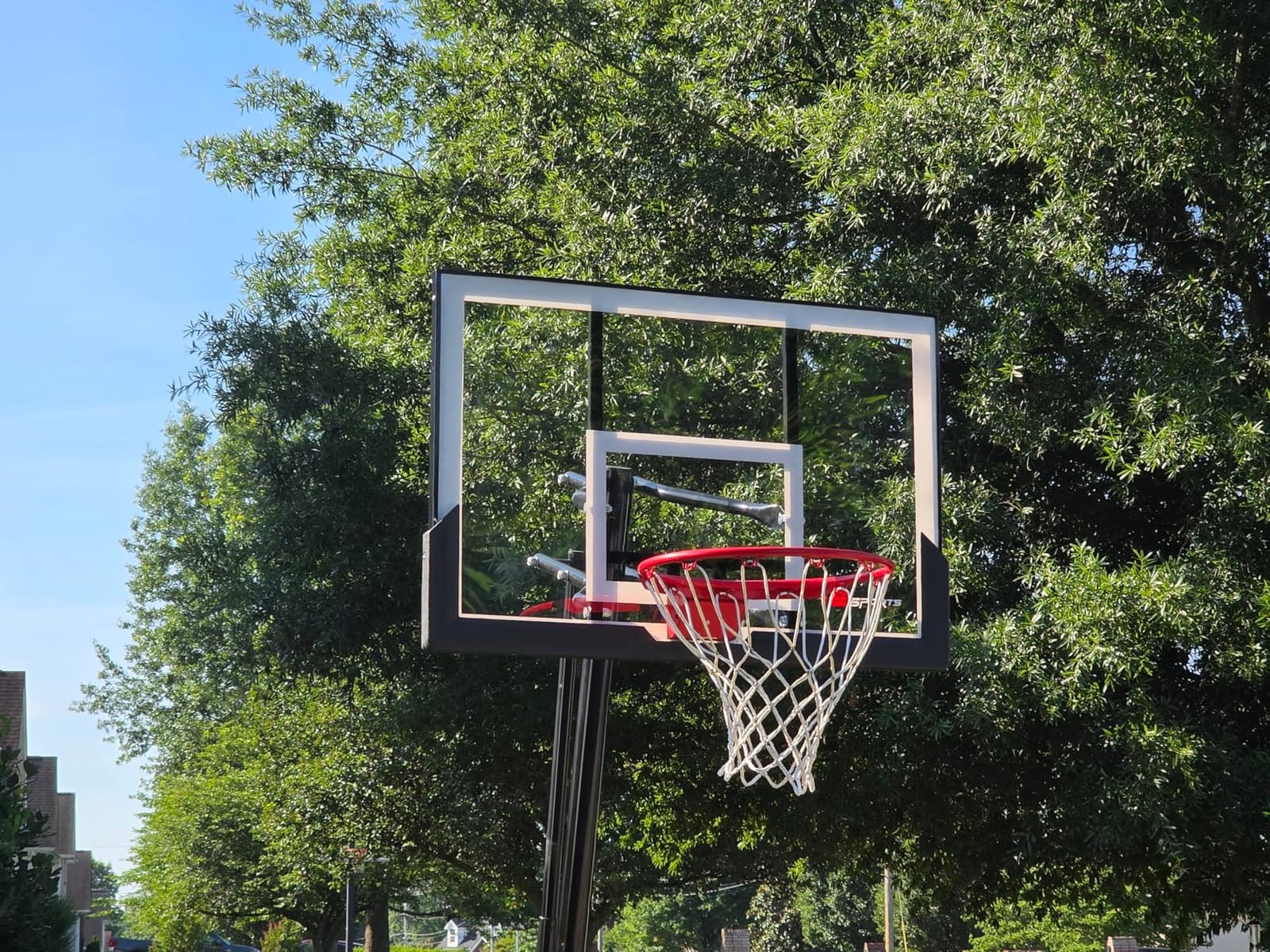 IE Sports Portable Basketball Hoop - Indoor and Outdoor Hoops Game Equipment for Backyard, Driveway, and Garage customer photo 1
