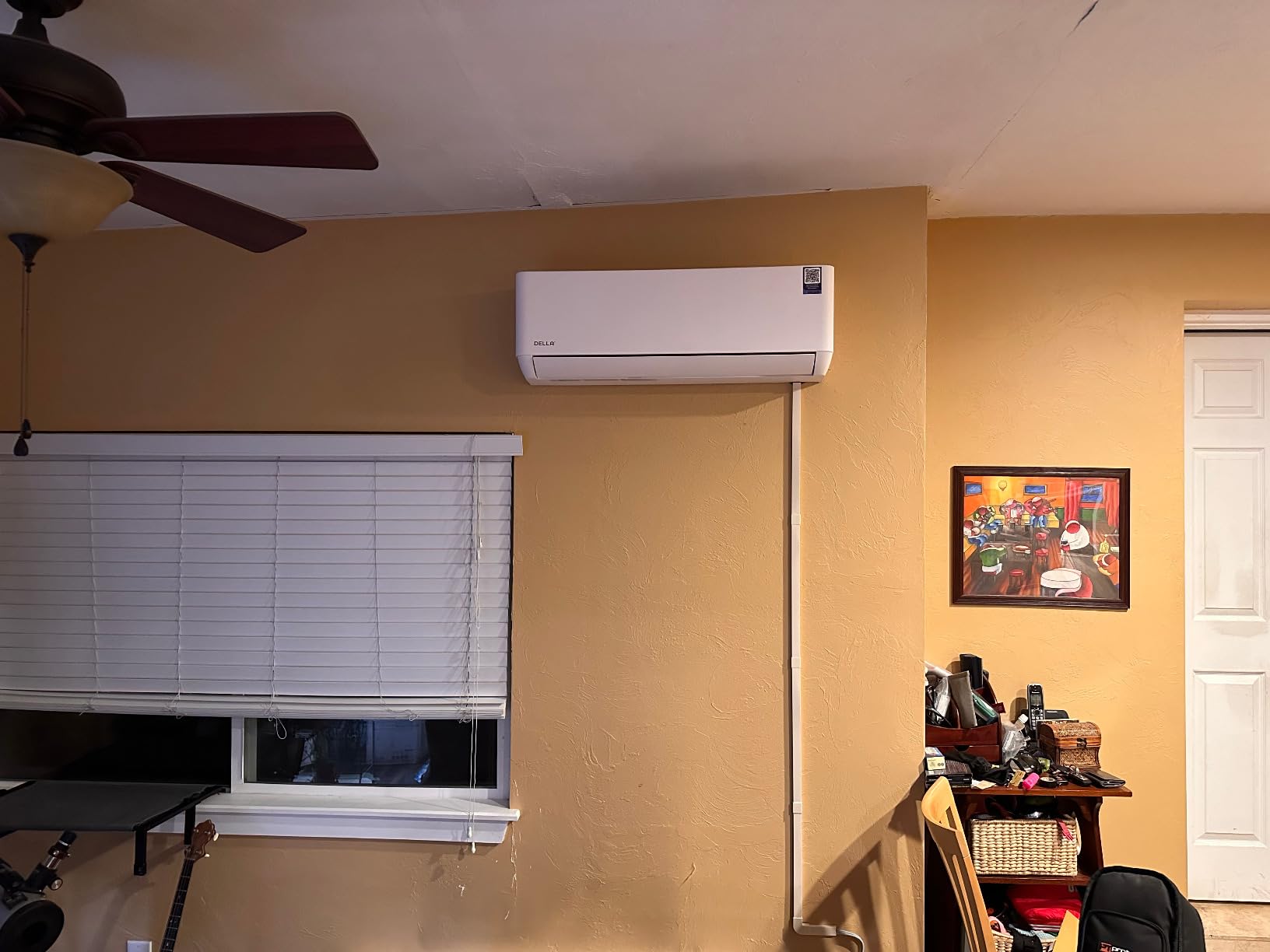 DELLA Optima Series 9,000 BTU Mini Split AC, Hyper Heat Down to -13°F, Up to 400 Sq. Ft, 24 SEER2 230V, Energy Star, WiFi & Alexa, Inverter AC with 0.75 Ton Pre-Charged Heat Pump & 16.4ft Kit customer photo 2