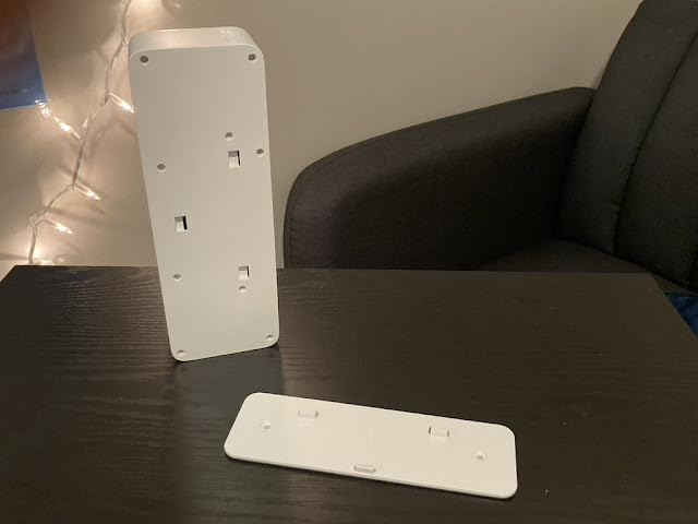 UV Toothbrush Sanitizer Holder for Bathrooms, 5+1+1 Slots Toothbrush Sanitizer and Holder, Rechargeable Cordless Wall Mounted Tooth Brush Holder with Heating Functions, No Drilling (White) customer photo 2