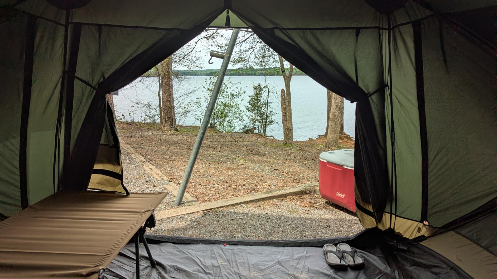 ONETIGRIS SUPRANUBIS Camping Cot, Height Adjustable with Cot Leg Extenders, Strong Support 330lbs, Lightweight Comfortable Folding Bed for Camping, Hiking, Travel, Truck, Beach, Office Nap customer photo 1