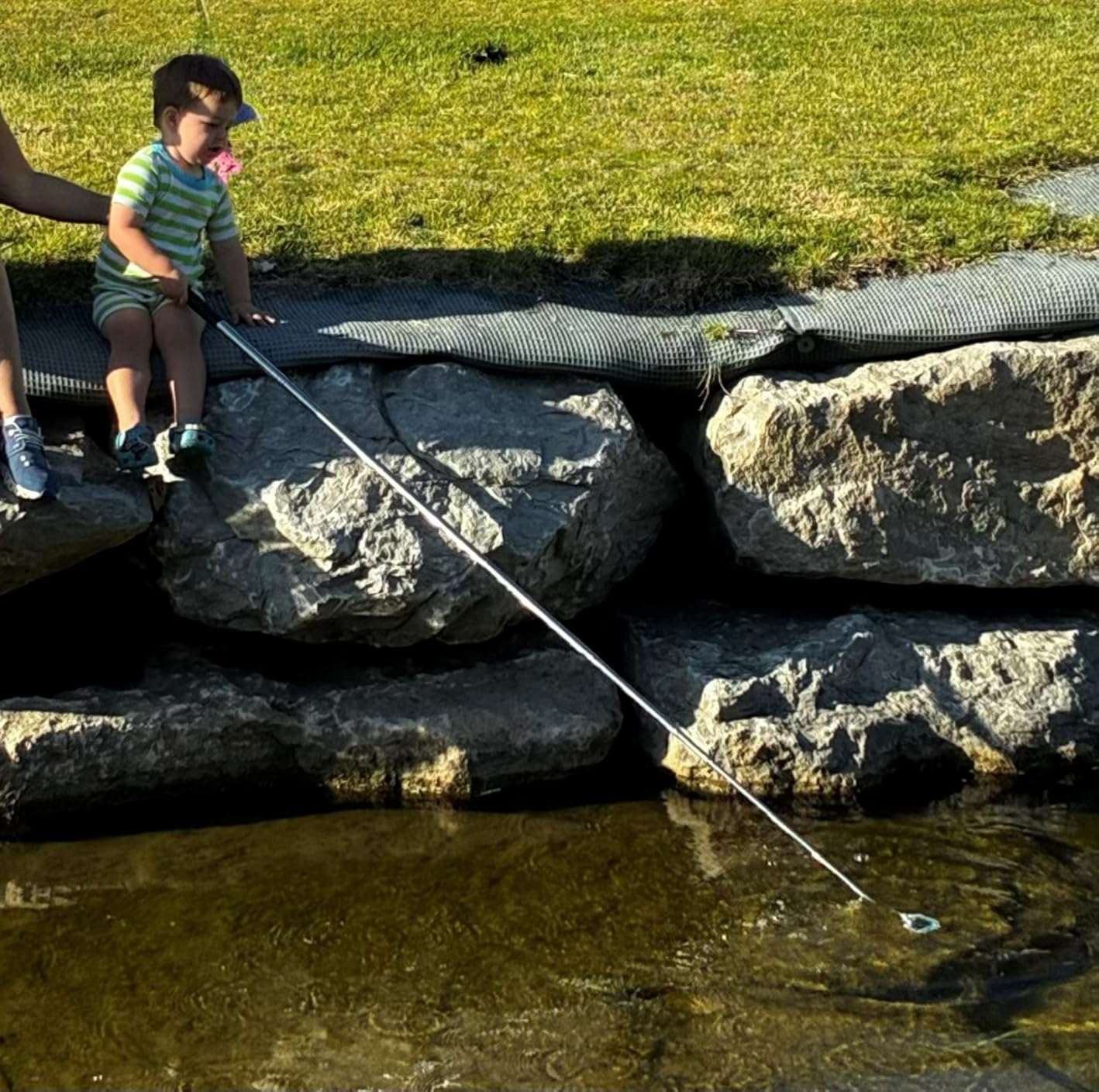 CHAMPKEY Pressure Golf Ball Retriever Performance Version - Thicken Stainless Steel Shaft with Rubber Grip Golf Retriever - Available in 9Ft / 12Ft / 14.5Ft / 16.3Ft customer photo 2