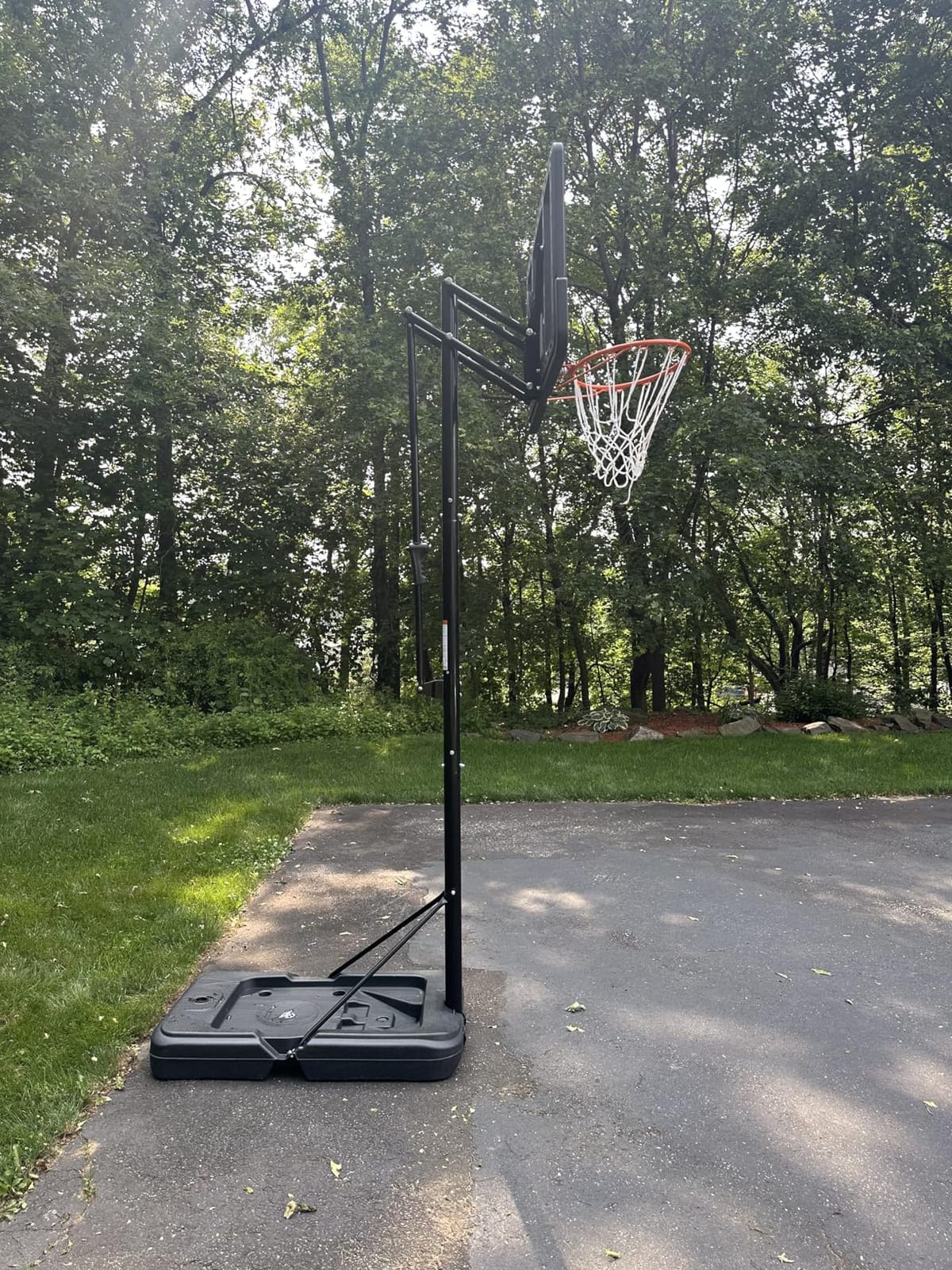 Basketball Hoop 40/44/48 Inch Impact Backboard 4.8-10FT Height Adjustable customer photo 2