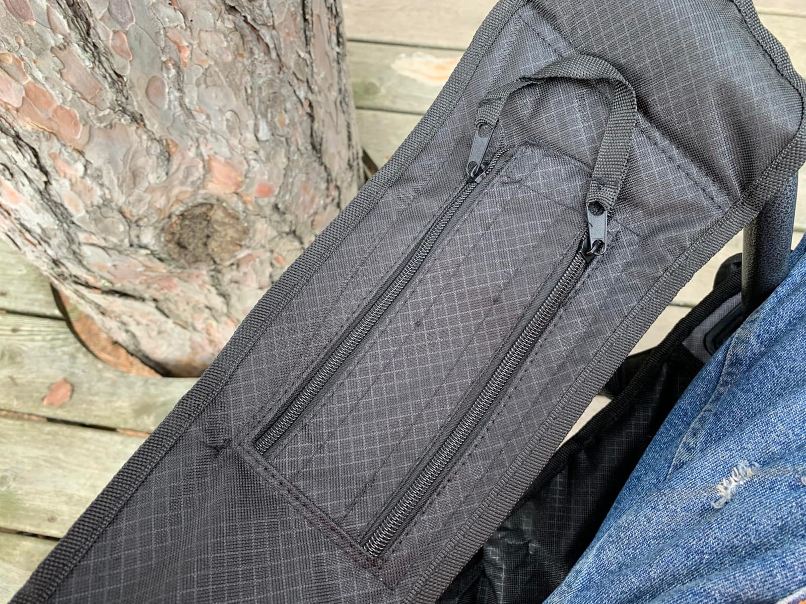 SONGMICS Folding Camping Chair, Max. Load Capacity 451.9 lb customer photo 1