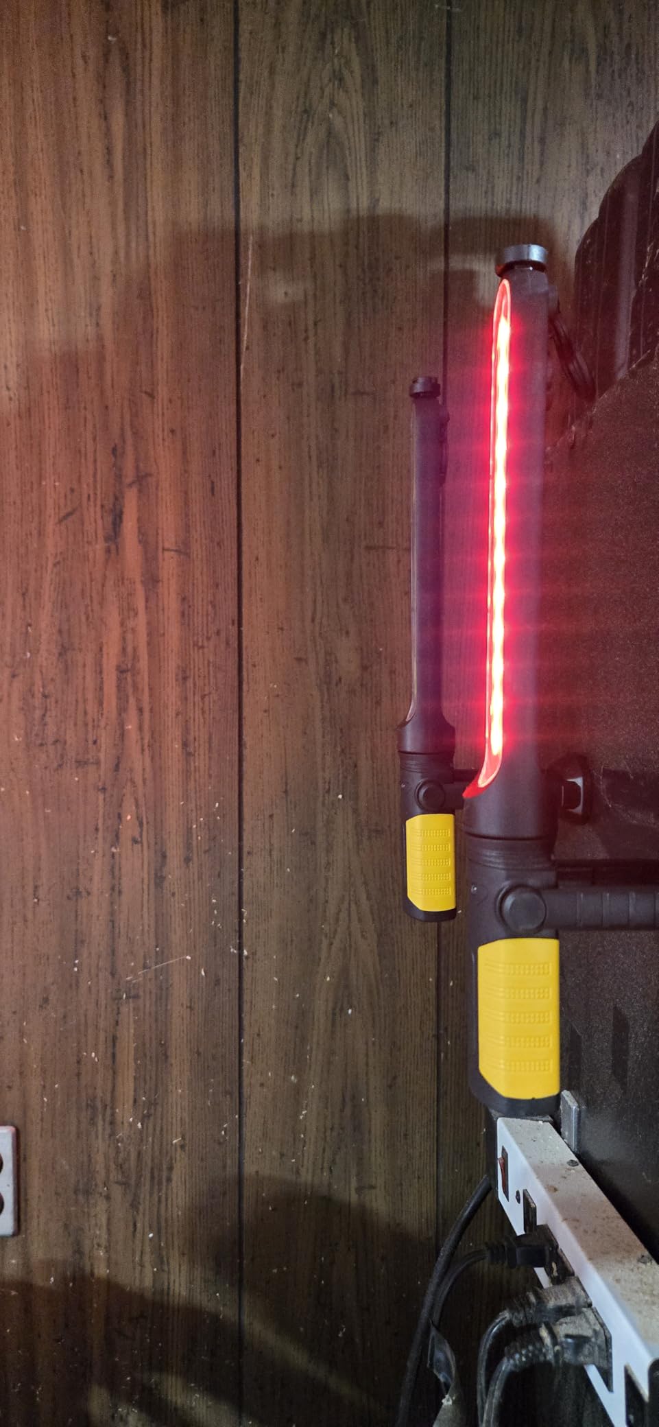 SYLSTAR Mechanic Work Light Bar with Upgraded Sensor Control - 2400LM LED, 4400mAh Rechargeable Underhood Work Light with Hooks & Magnetic Base for Car Repairing, Garage Workshop, Emergency customer photo 1