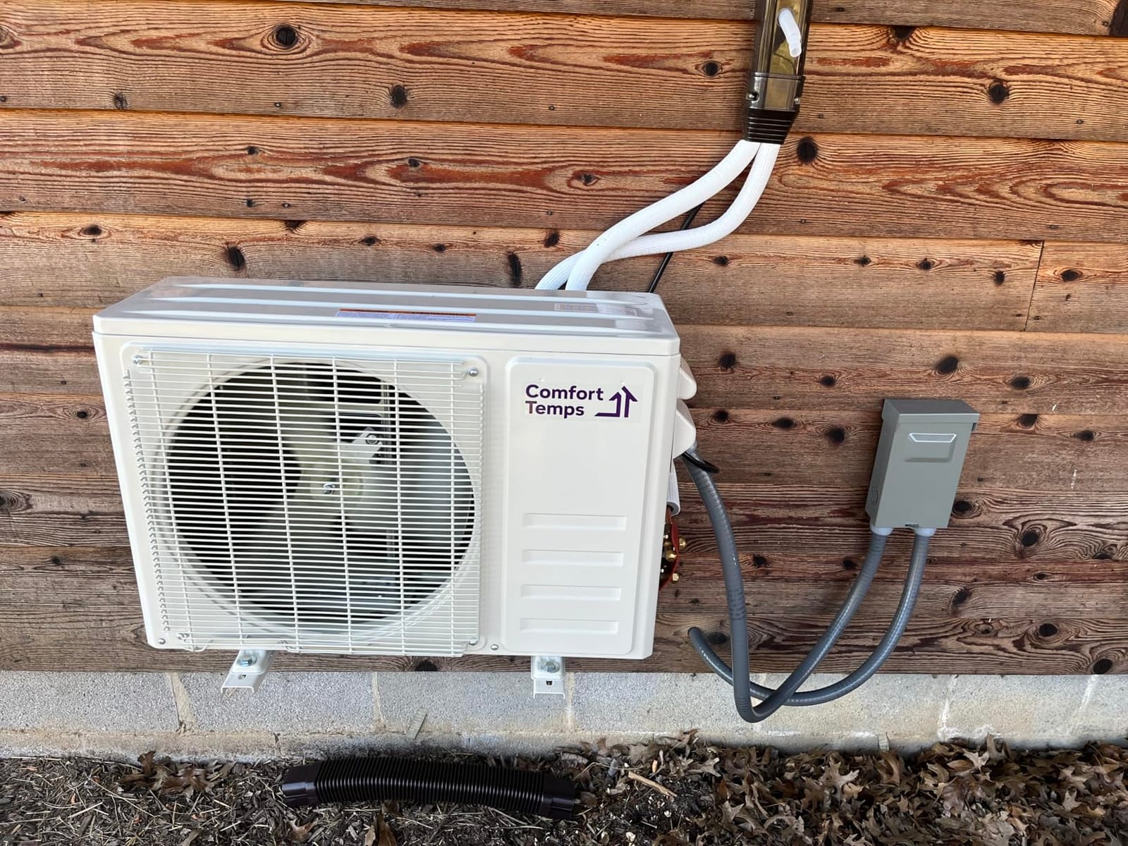 Comfort Temps Energy-Saving 12,000 BTU Minisplit System 110V – 20.5 SEER, Pre-Charged, Ductless, Quiet & Comfortable Mini Split AC/Heating System with WiFi & Complete Easy Install Kit (Elite Series) customer photo 1