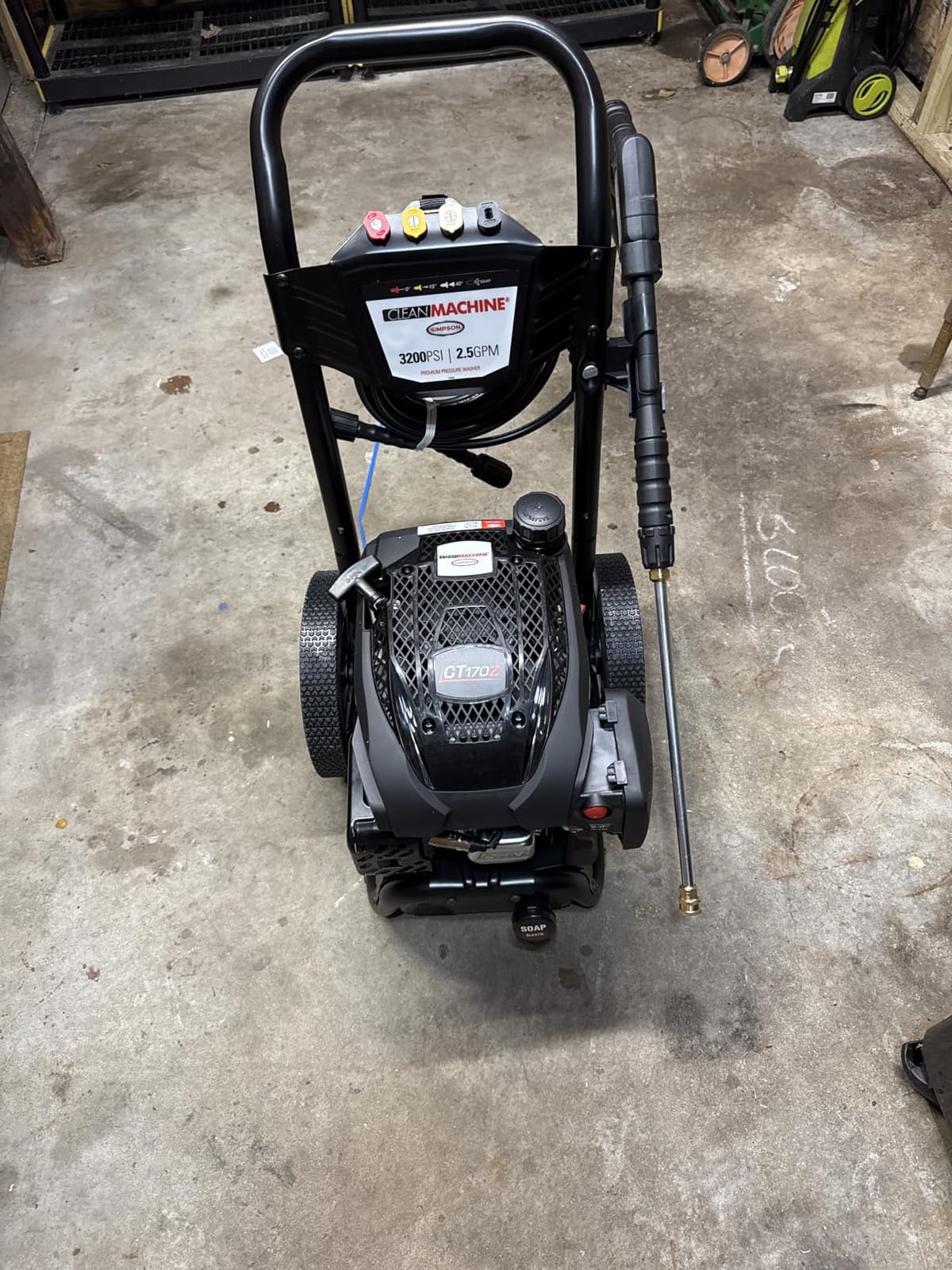 Simpson Clean Machine 3200 PSI Gas Pressure Washer, 2.5 GPM, Turbo Nozzle customer photo 1