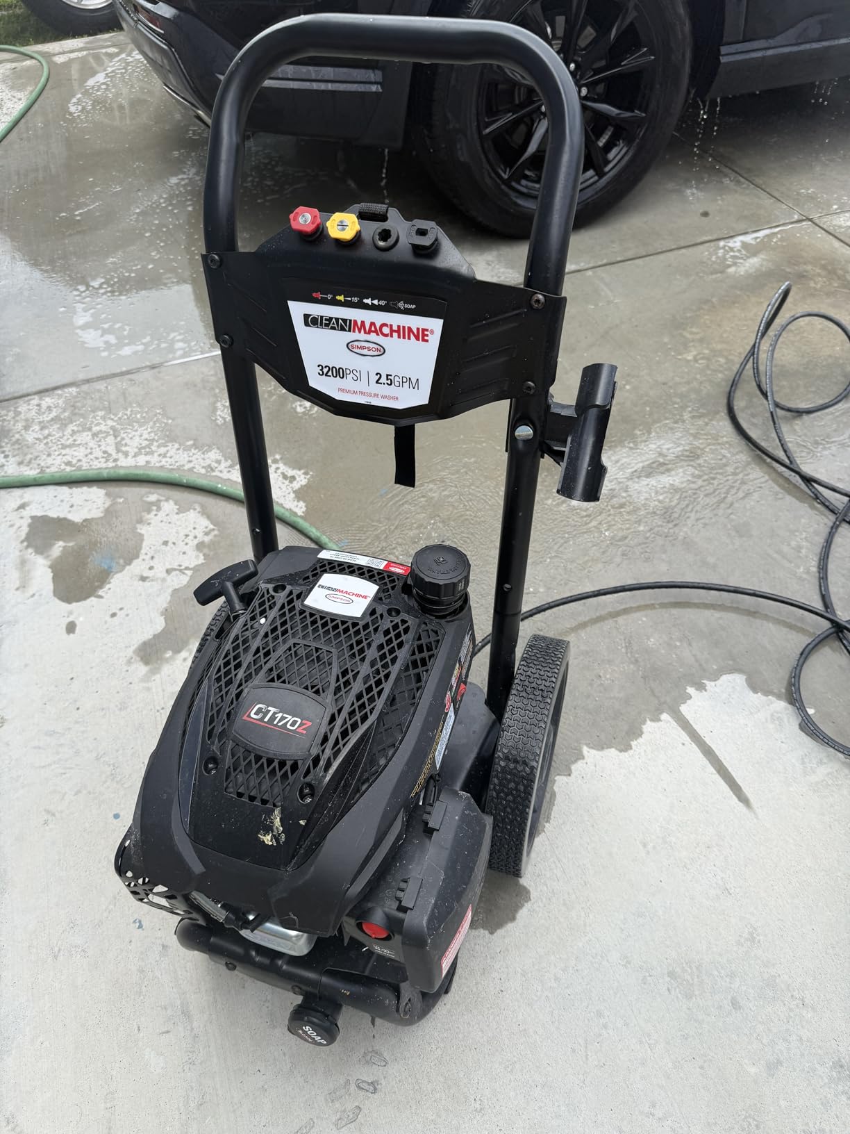Simpson Clean Machine 3200 PSI Gas Pressure Washer, 2.5 GPM, Turbo Nozzle customer photo 2