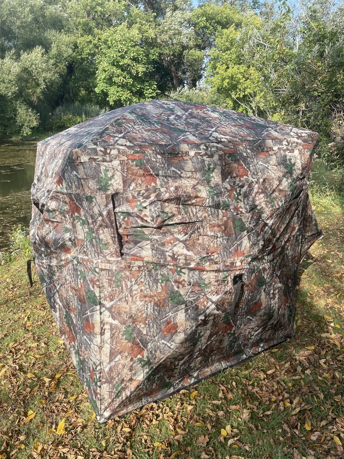TLC Sport Hunting Blind, 270°/360° See Through Ground Blind for 2-4 Person customer photo 1