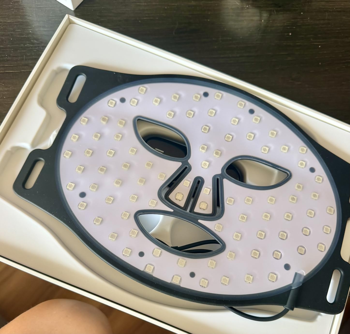 INIA Red Light Therapy Mask for Face, 850nm NIR, Red/Blue LED Light 4 Modes customer photo 1