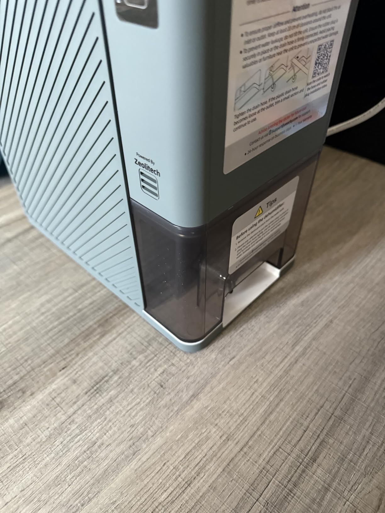AEOCKY 2000 Sq.Ft Rotary Desiccant Dehumidifier, Humidistat, Never Frost customer photo 2