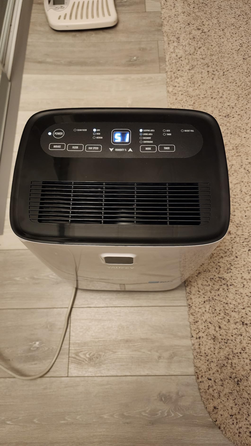 80 Pint Dehumidifier for Basement 5500 Sq. Ft. with Drain Hose, ENERGY STAR customer photo 1