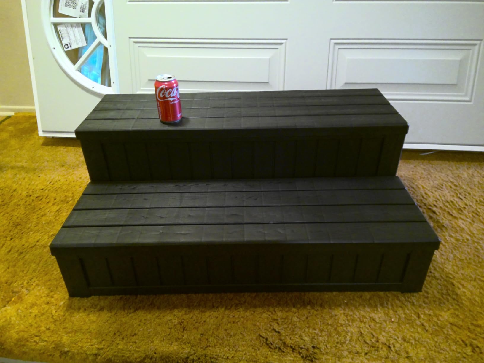 36.6” Hot Tub Steps with Storage, 780 lbs Load Capacity, Black customer photo 1