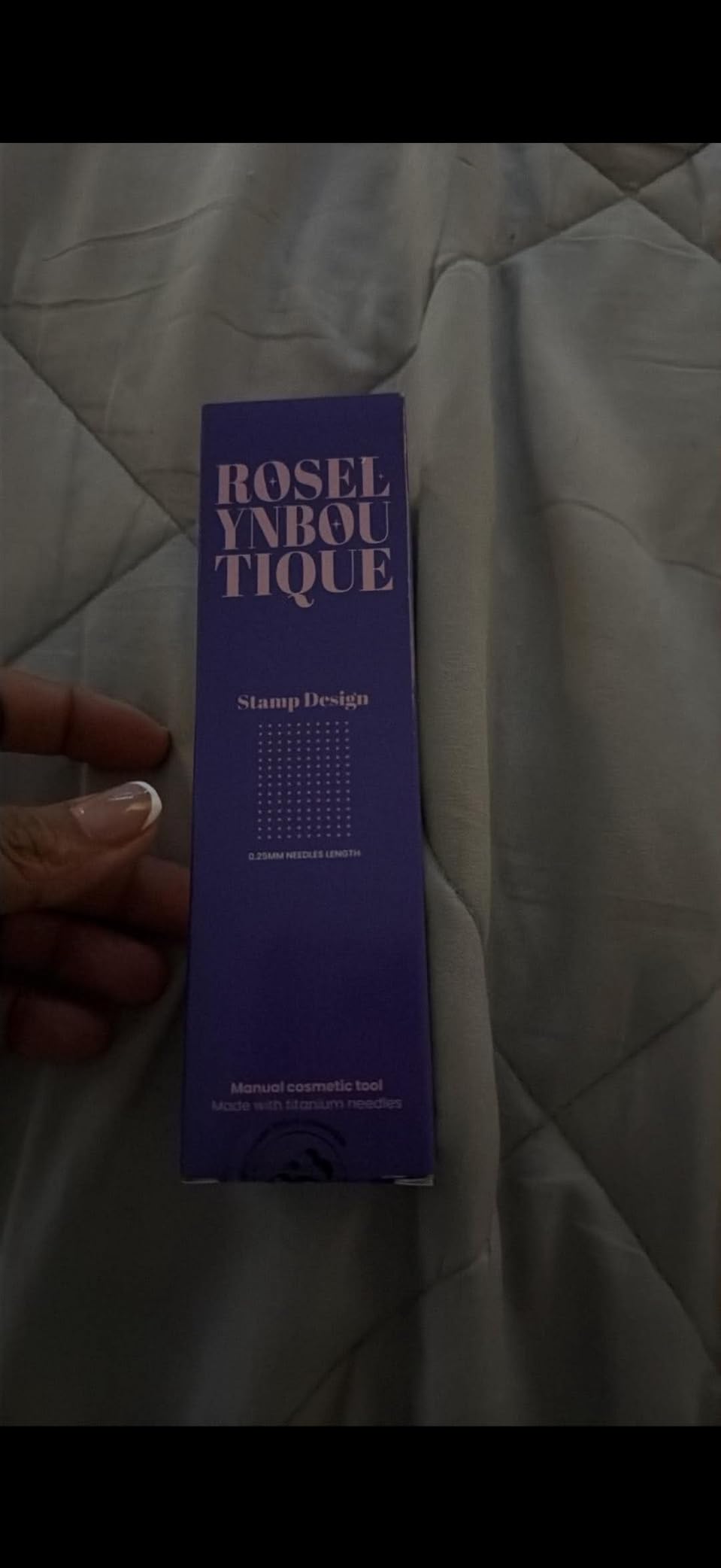 ROSELYNBOUTIQUE Derma Roller 0.25mm TitaniumMicroneedles customer photo 2