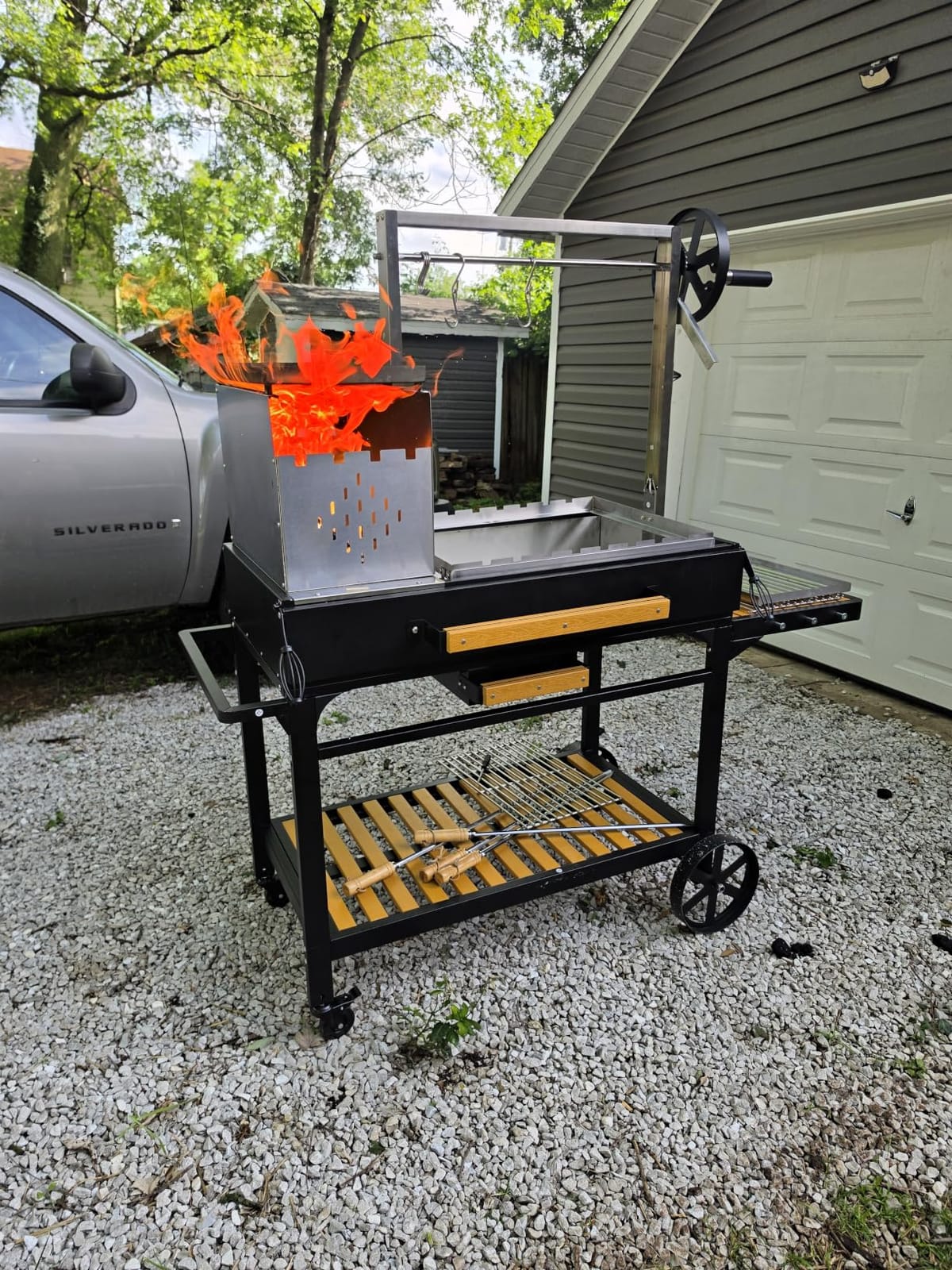 Brand-Man Santa Maria Grill Argentine with Brasero customer photo 1