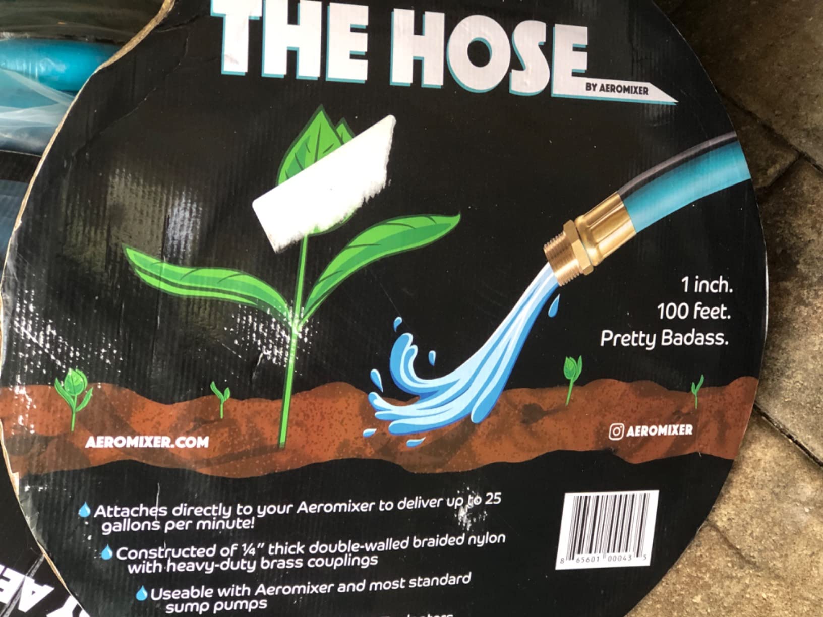 Aeromixer THE HOSE 3/4 Inch Garden Hose 100 Ft Heavy Duty Water Hoses customer photo 1