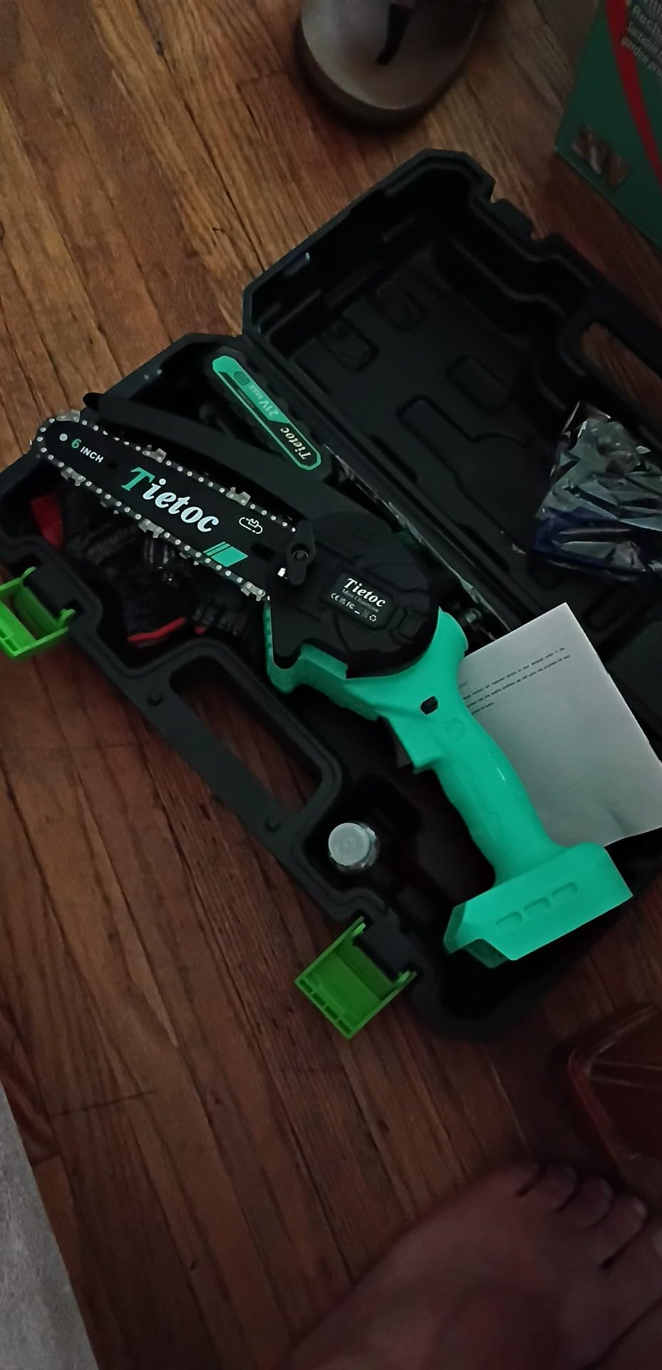 TIETOC 2-in-1 Brushless Pole Saw for Tree Trimming – 8/6