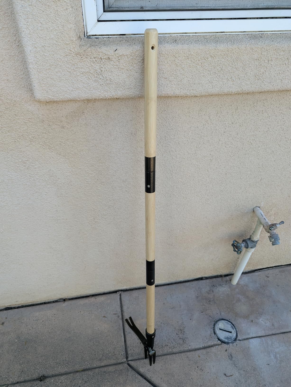 Stand Up Weed Puller Tool with Bamboo Long Handle for Garden customer photo 1