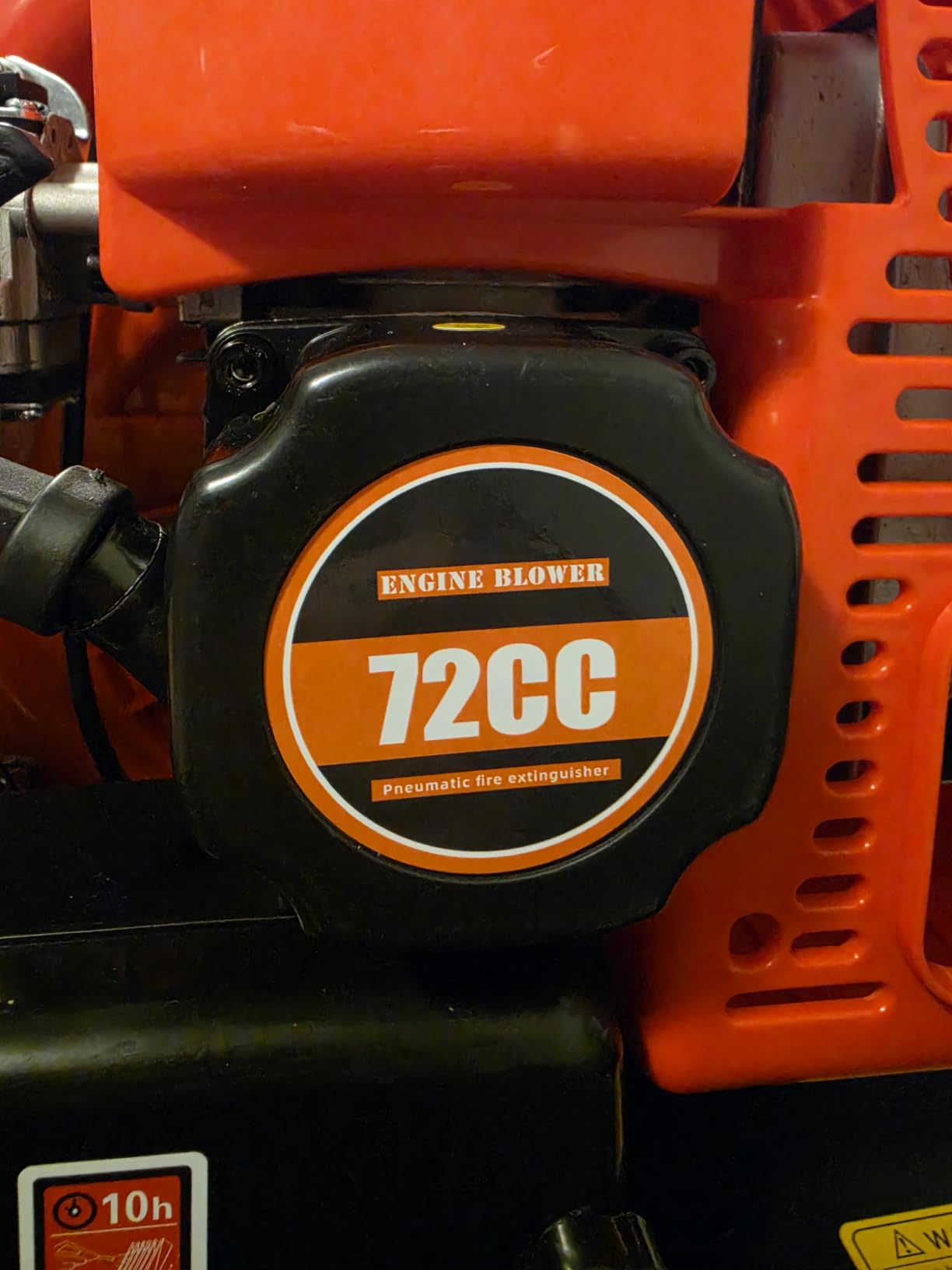72CC Gas Leaf Blower, 760 CFM 235 MPH 2-Stroke Backpack Blower with Variable Speed, Cruise Control, Low Noise and Anti-Vibration Harness for Commercial Lawn Care, Yard Debris & Debris Removal, Khaki customer photo 1