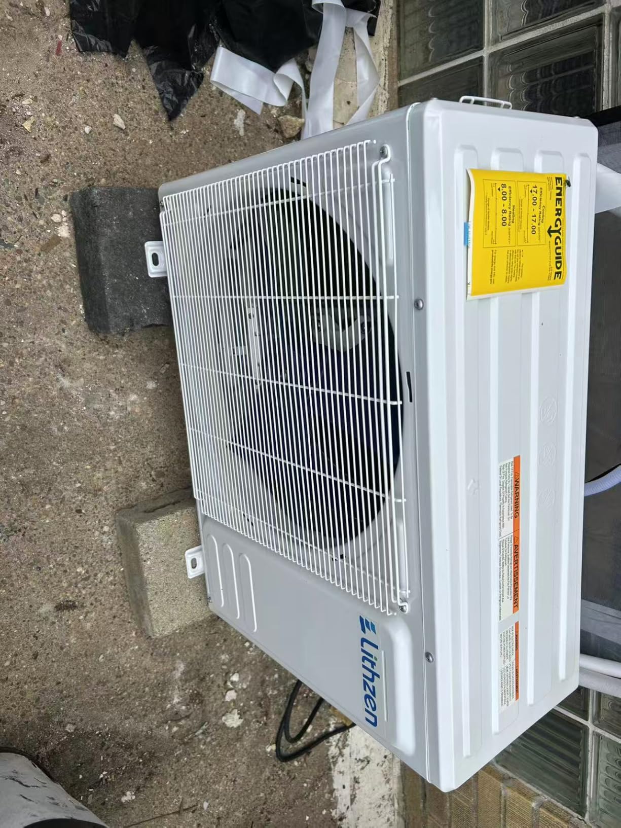 12000 BTU Mini Split AC/Heating System, 17 SEER2 115V customer photo 1