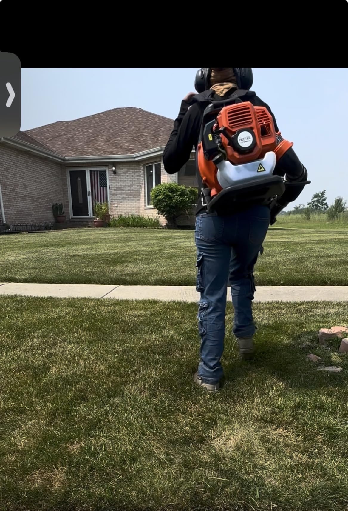 NEO-TEC 52 cc Backpack Gas Leaf Blower 564 CFM 216 MPH customer photo 1