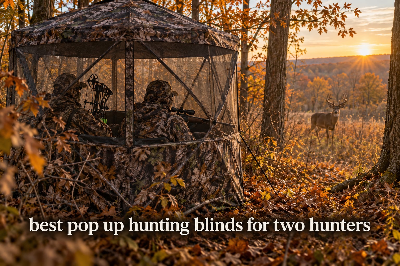 best pop up hunting blinds for two hunters
