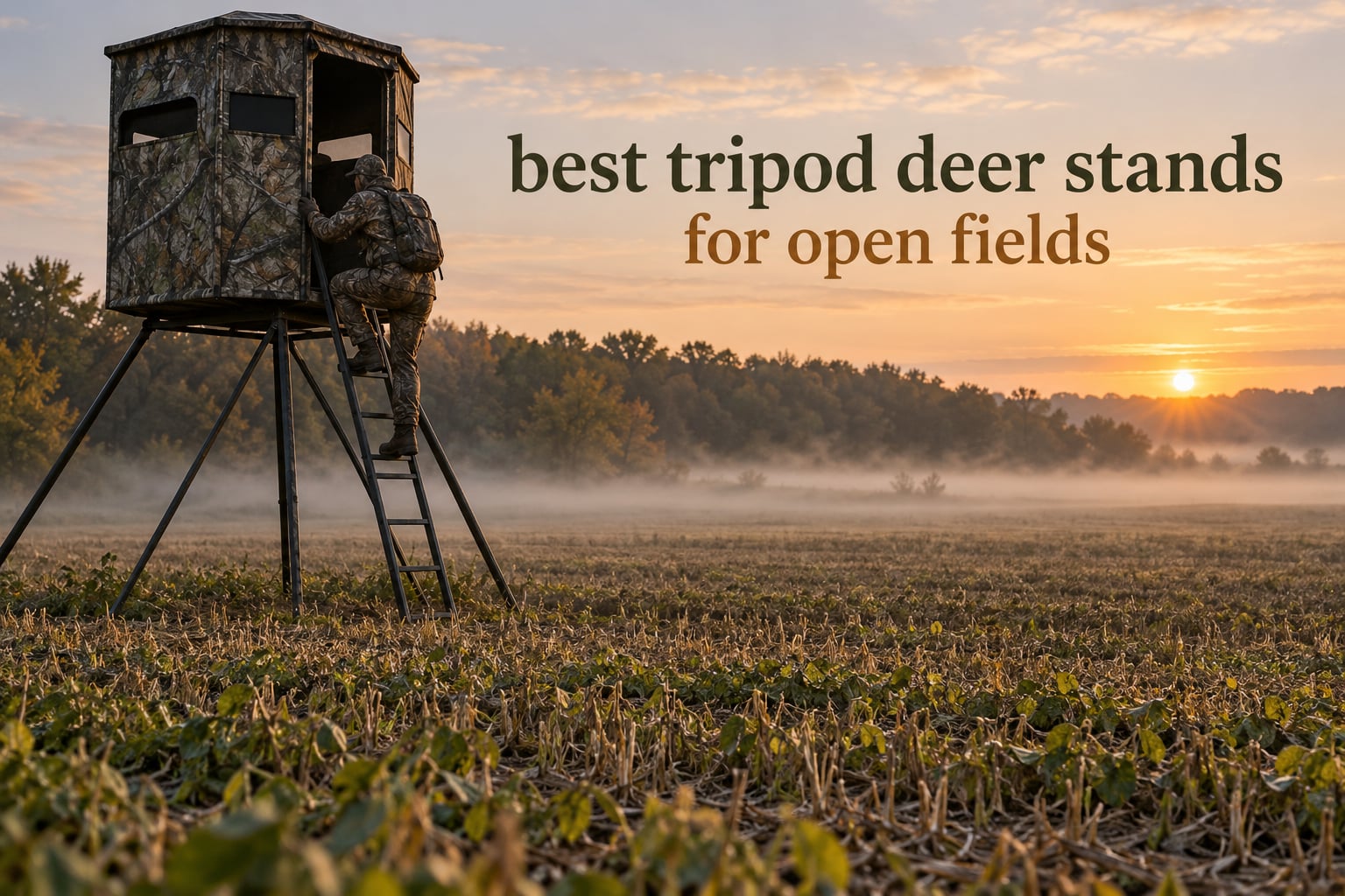 best tripod deer stands for open fields