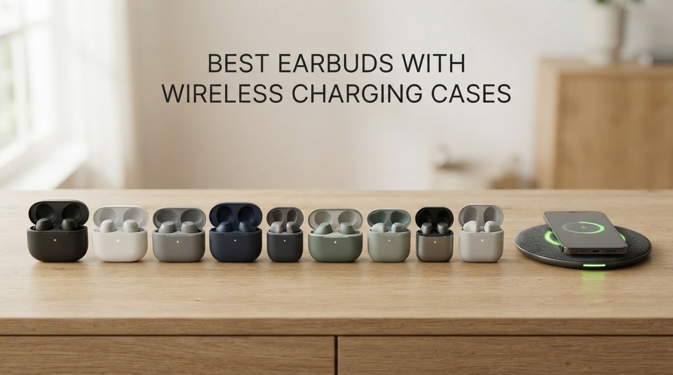 best earbuds with wireless charging cases