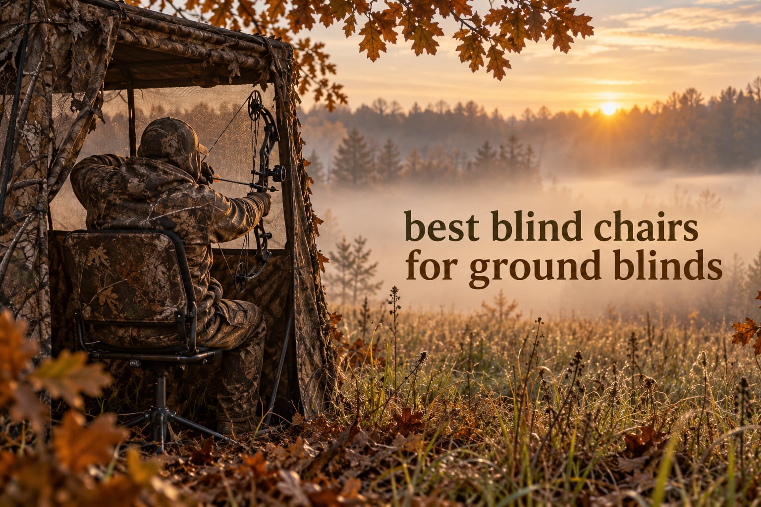 best blind chairs for ground blinds