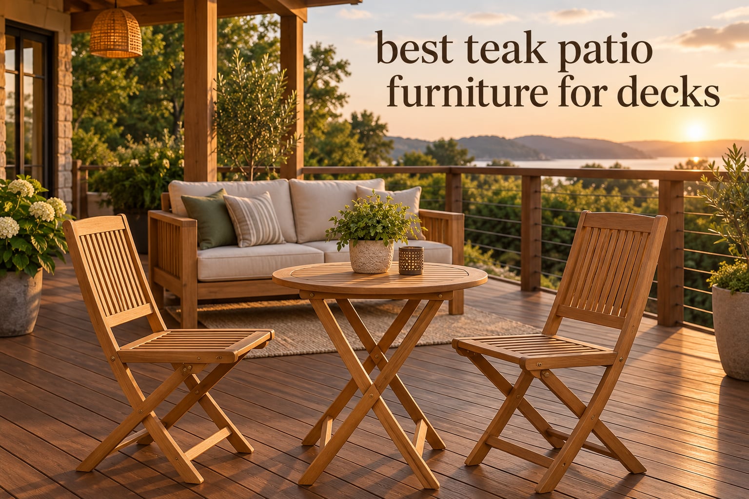 best teak patio furniture for decks