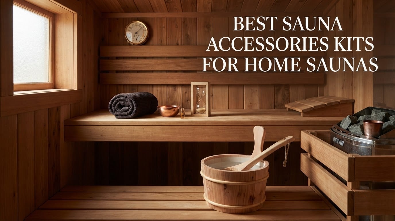 best sauna accessories kits for home saunas