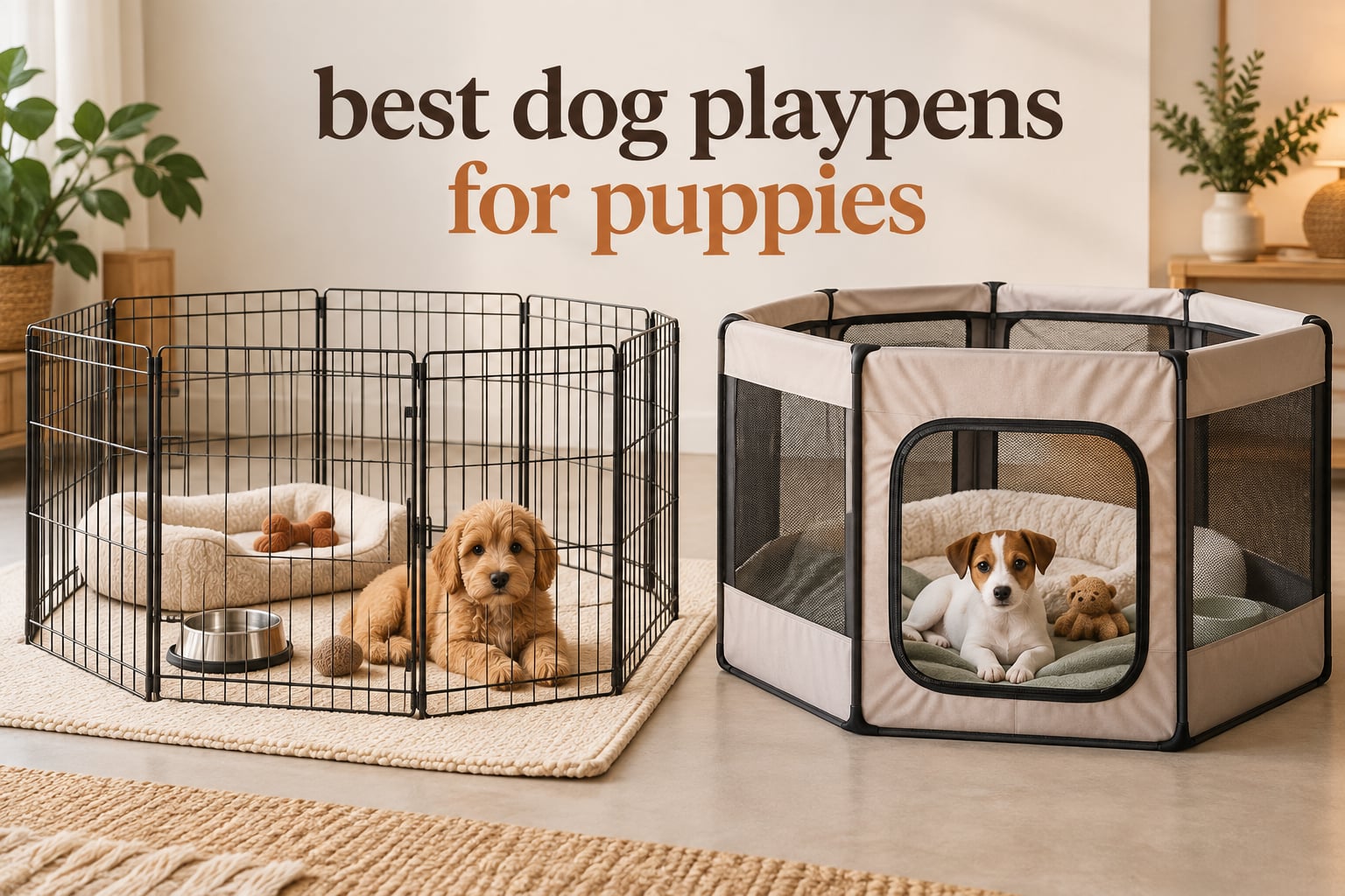 best dog playpens for puppies