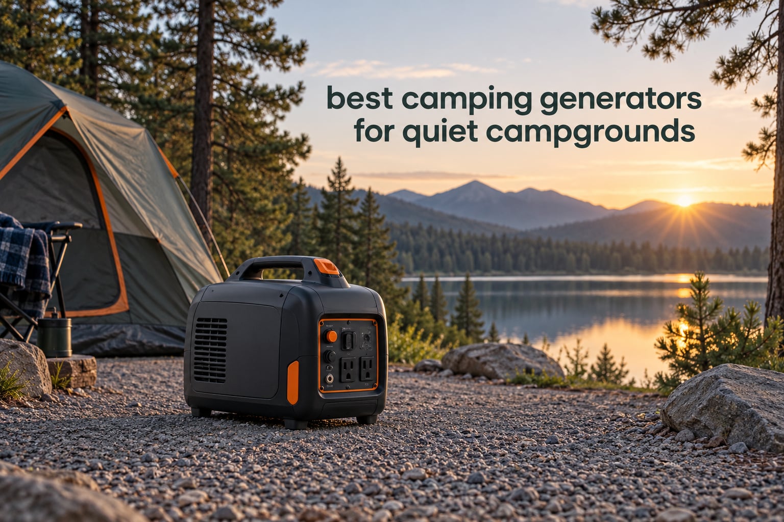 best camping generators for quiet campgrounds