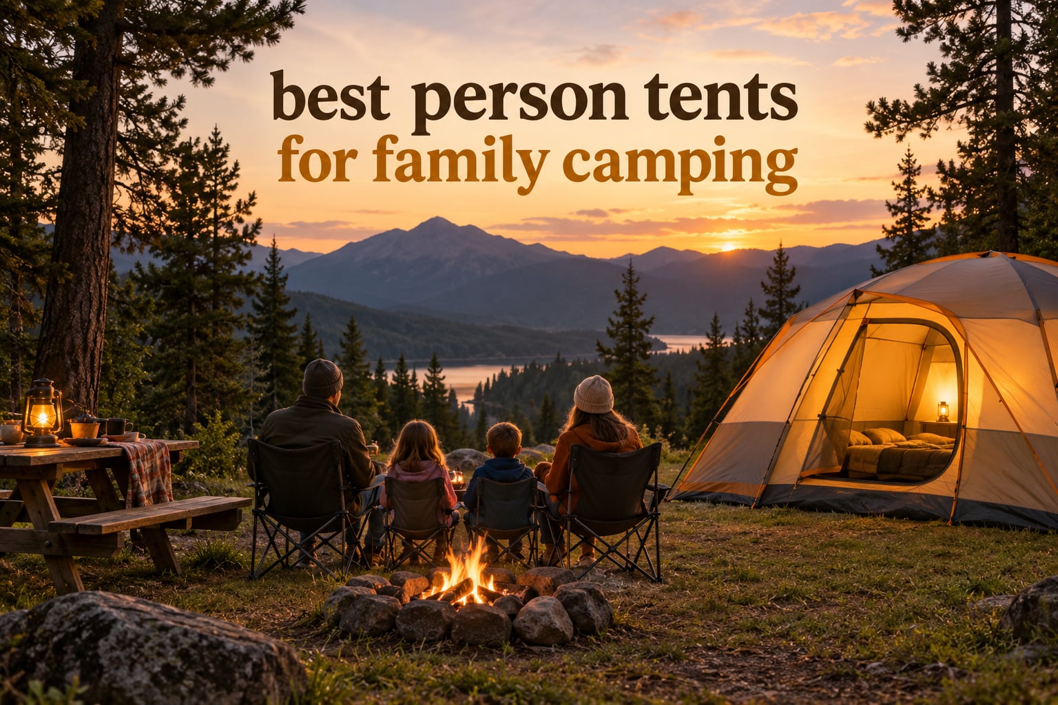 best 4 person tents for family camping