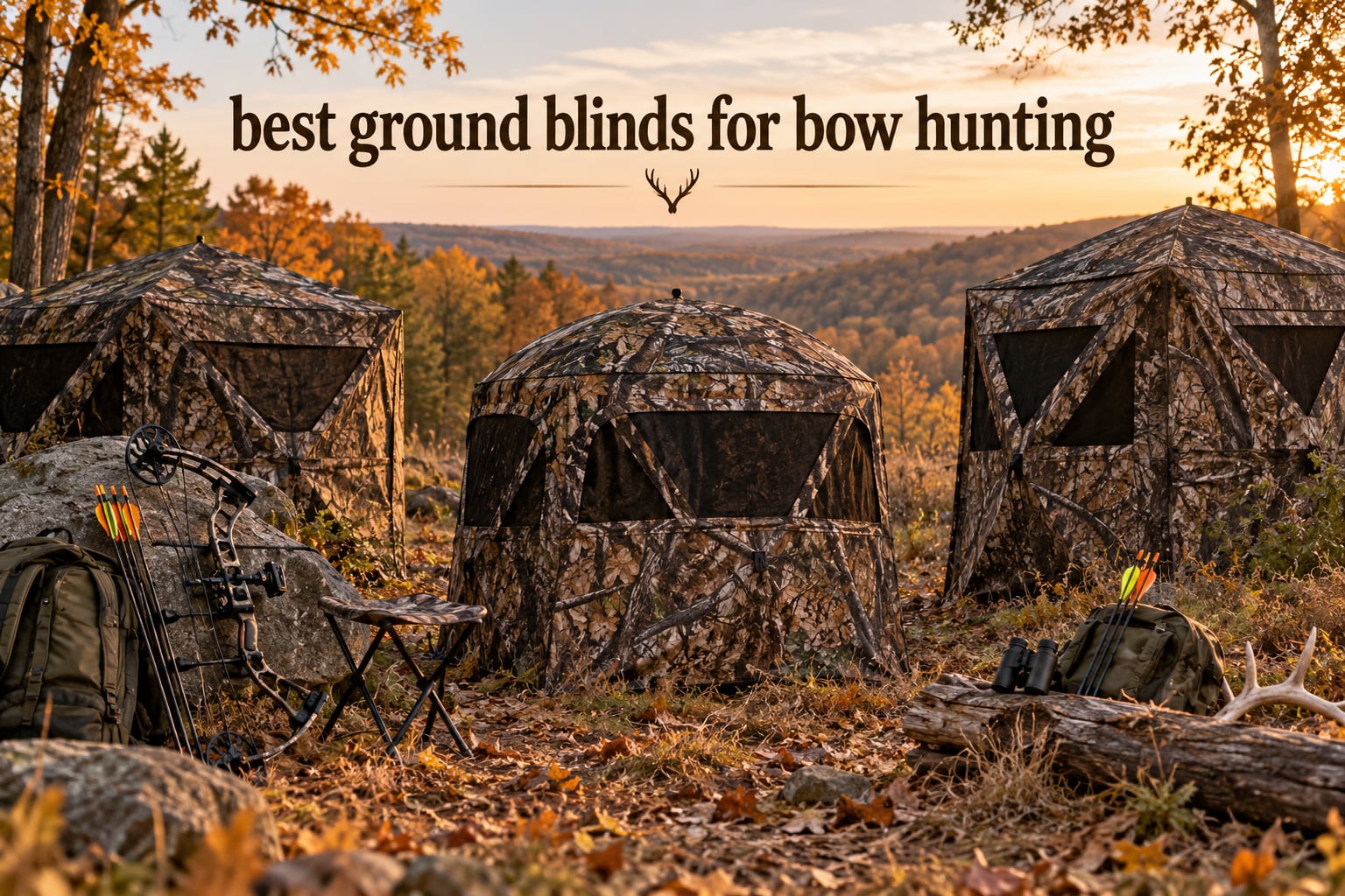 best ground blinds for bow hunting