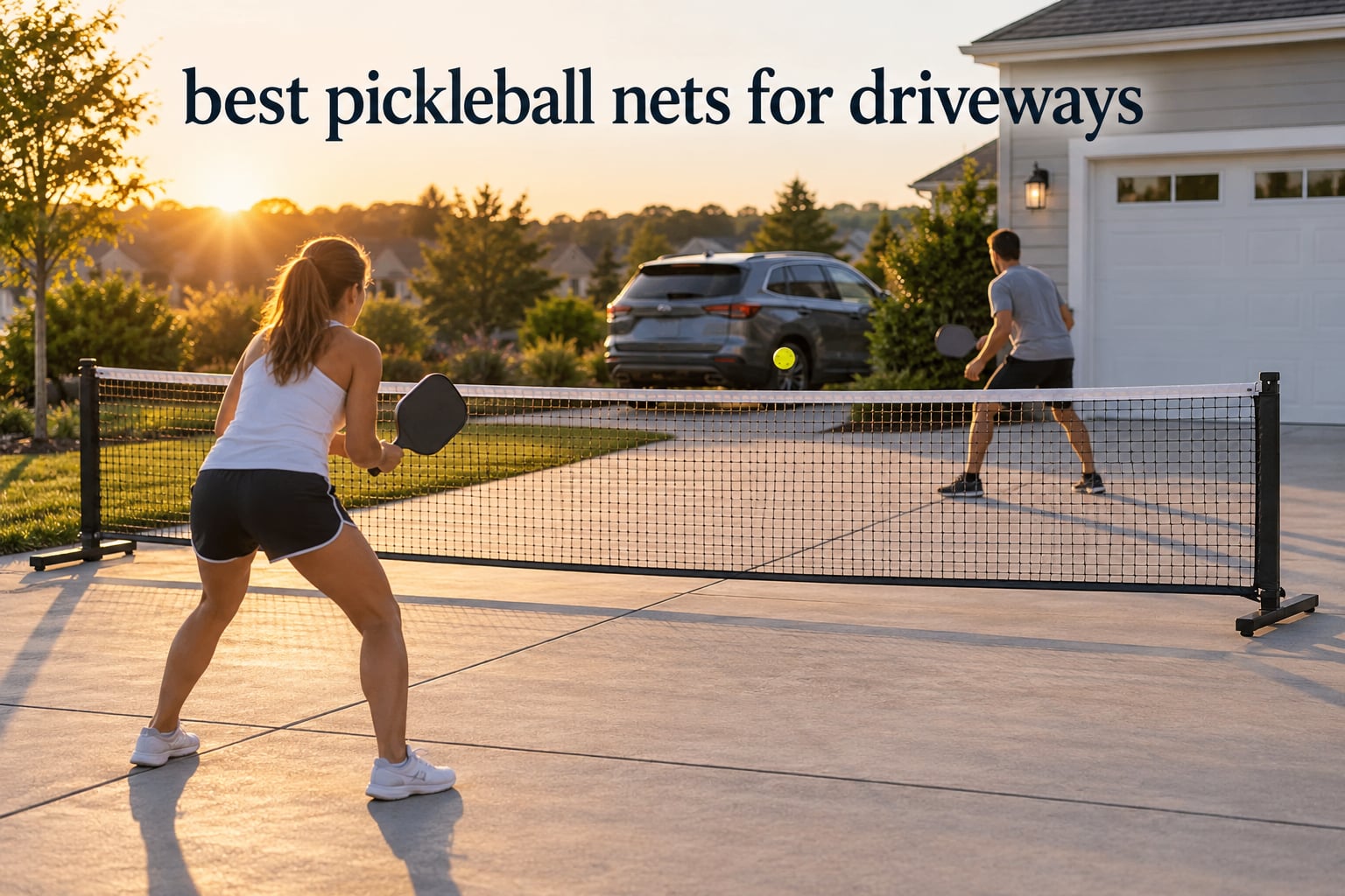 best pickleball nets for driveways