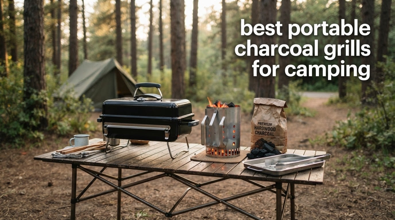 best portable charcoal grills for camping