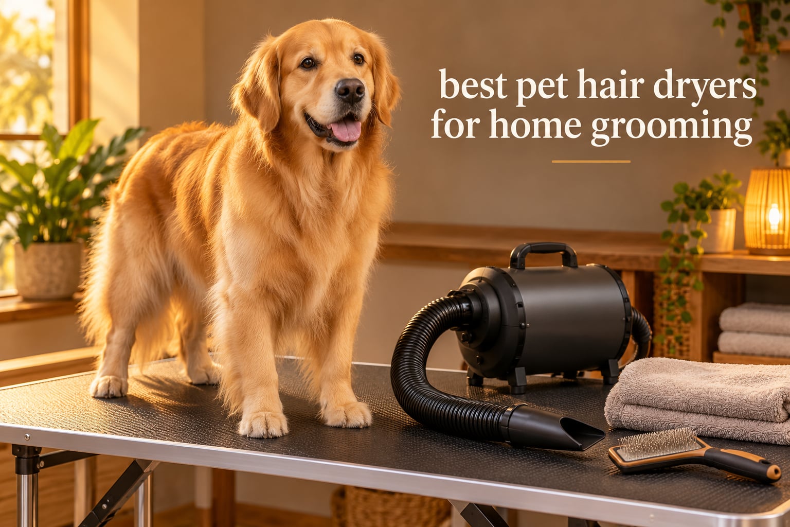 best pet hair dryers for home grooming